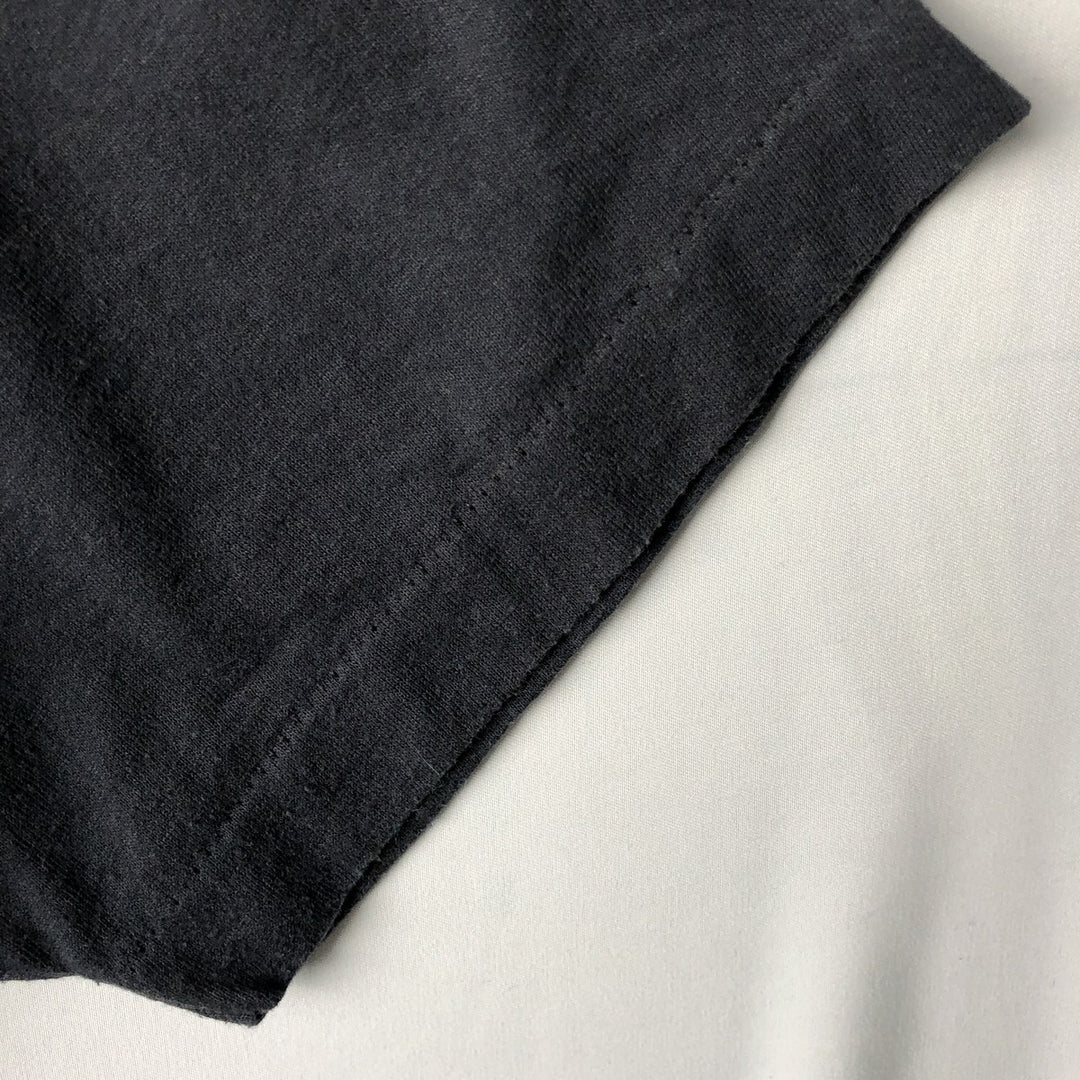 Printed T-shirt, men's size XL unclear black type Vintage Second Hand