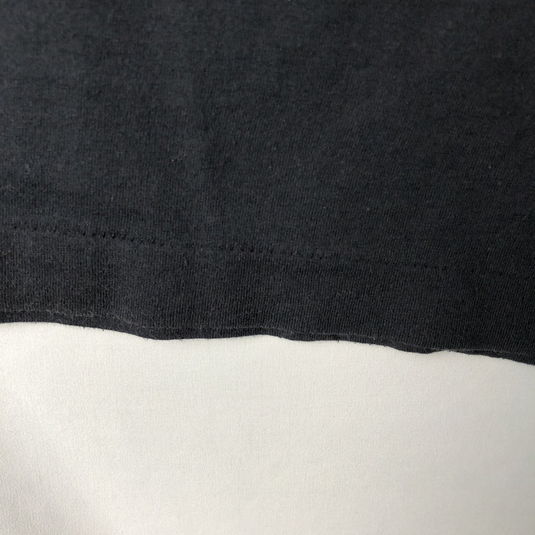 Printed T-shirt, men's size XL unclear black type Vintage Second Hand