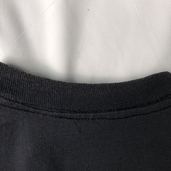 Printed T-shirt, men's size XL unclear black type Vintage Second Hand