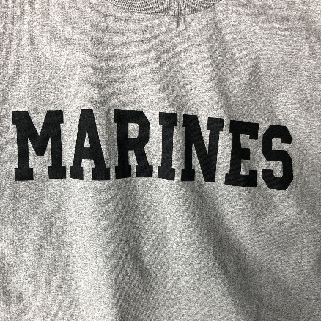 US Naval Academy Printed T-Shirt, Made in USA, Men's Size M cotton gray type Vintage Second Hand