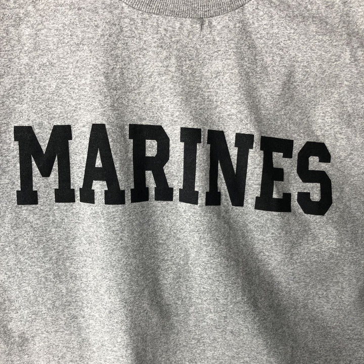 US Naval Academy Printed T-Shirt, Made in USA, Men's Size M cotton gray type Vintage Second Hand