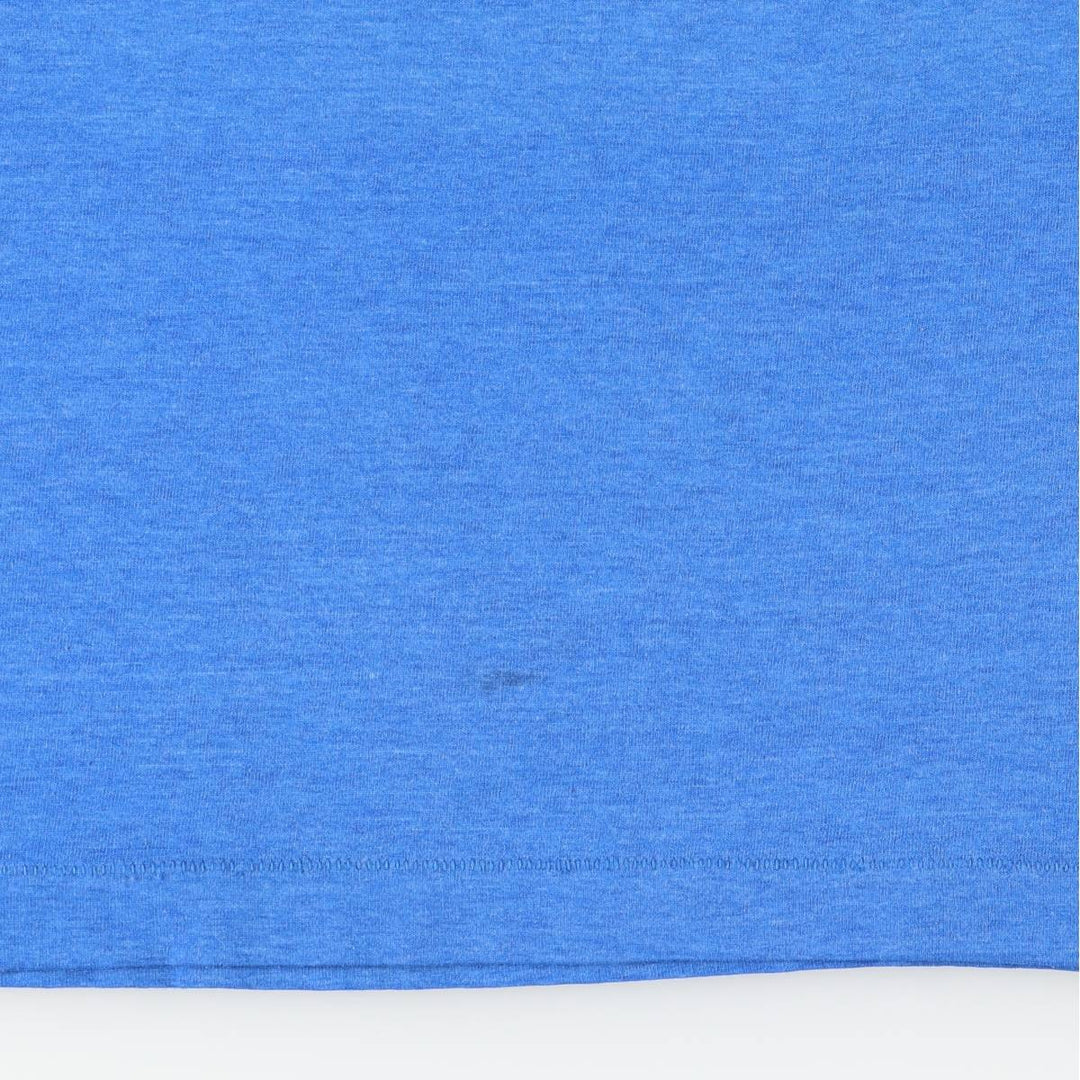 2000'S Fruit of the Loom JESUS CHRIS message print T-shirt, men's size L (approx.) cotton blue type Vintage Second Hand