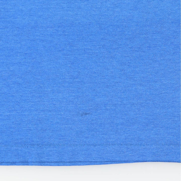 2000'S Fruit of the Loom JESUS CHRIS message print T-shirt, men's size L (approx.) cotton blue type Vintage Second Hand