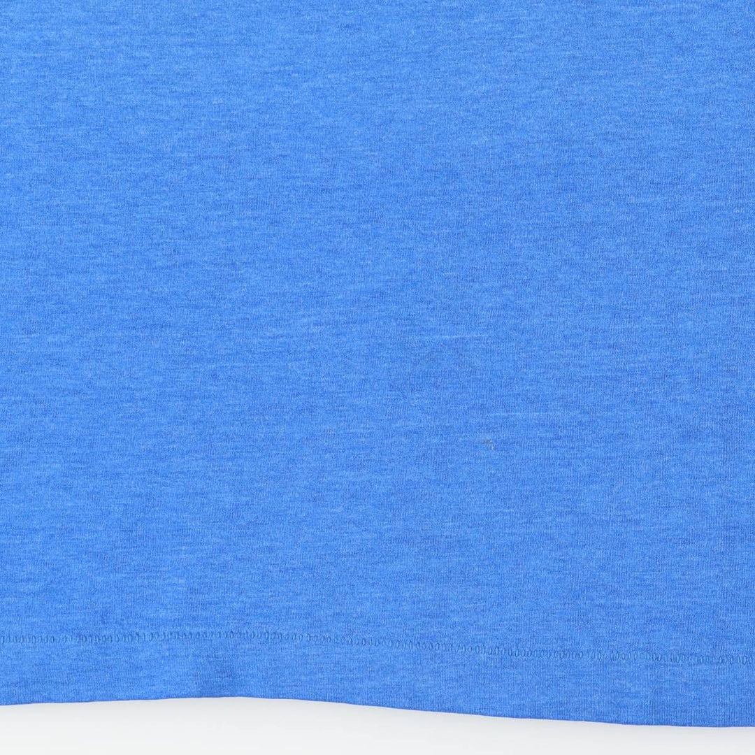 2000'S Fruit of the Loom JESUS CHRIS message print T-shirt, men's size L (approx.) cotton blue type Vintage Second Hand
