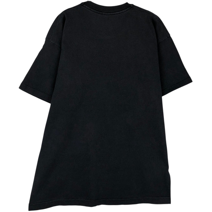 80s-90'S Screen Stars message print T-shirt, men's size M equivalent, vintage. unclear black type Vintage Second Hand