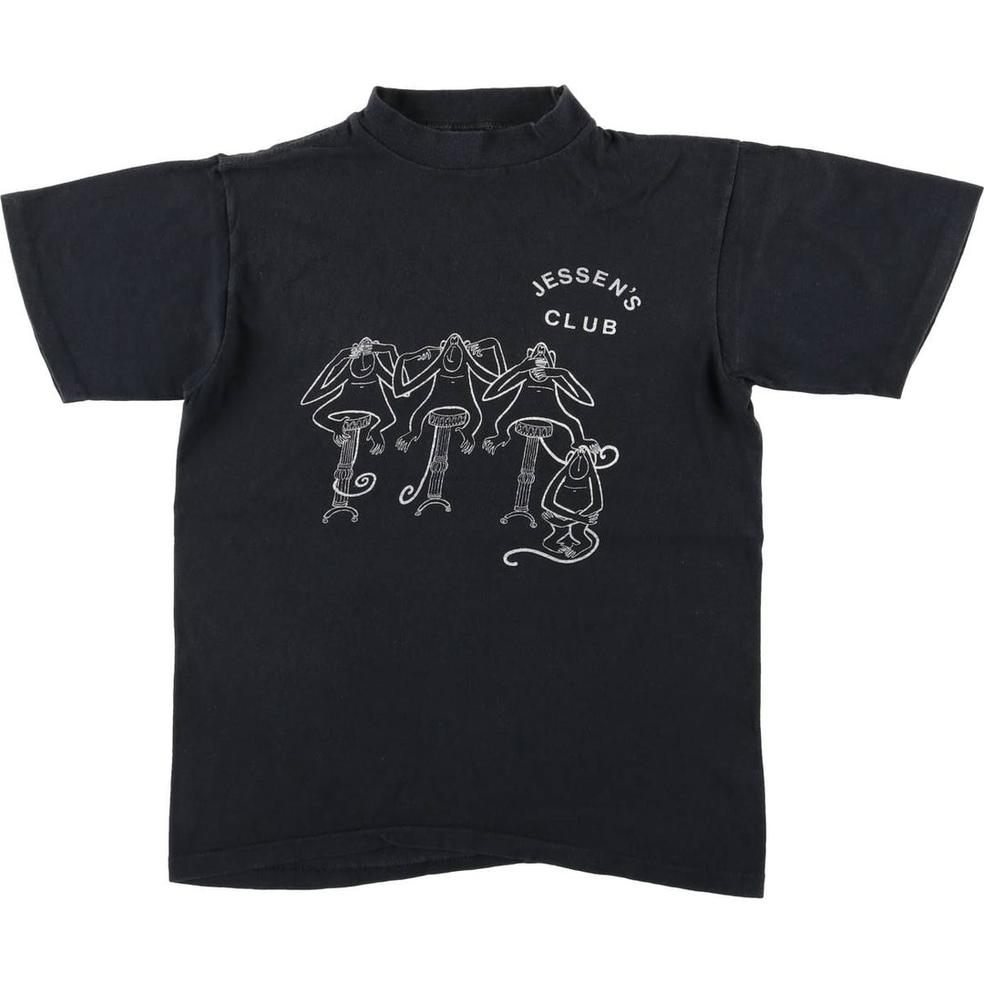 90'S Vintage Printed T-Shirt, Men's XL unclear black type Vintage Second Hand