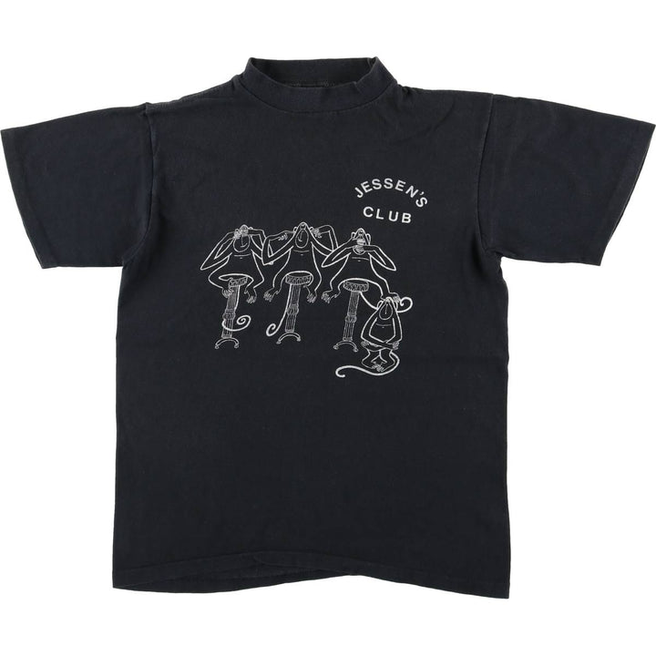 90'S Vintage Printed T-Shirt, Men's XL unclear black type Vintage Second Hand