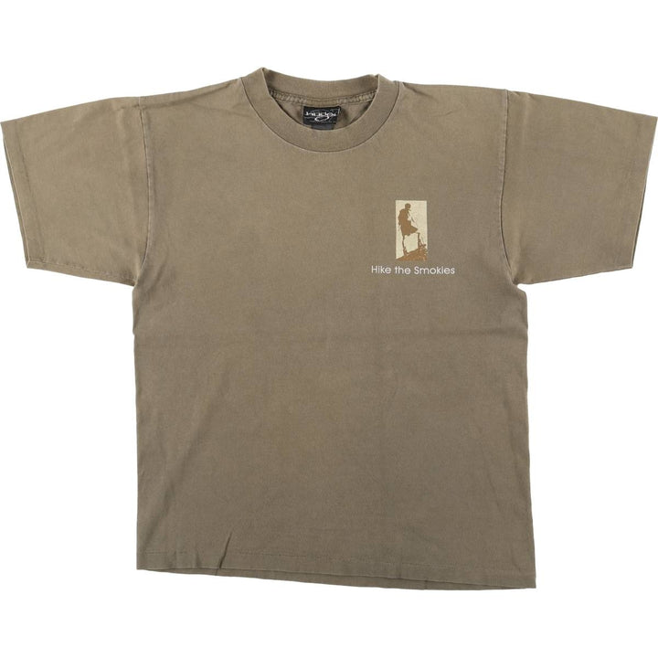 HUGE Printed T-Shirt, Men's Size XL unclear Khaki type Vintage Second Hand