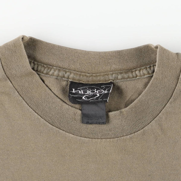 HUGE Printed T-Shirt, Men's Size XL unclear Khaki type Vintage Second Hand