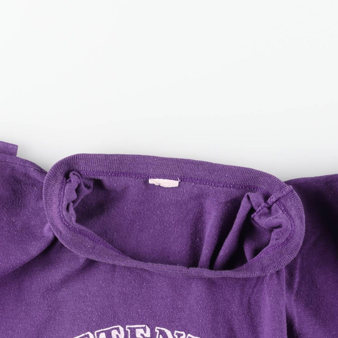 Vintage 90'S college T-shirt, size S, men's unclear purple type Vintage Second Hand