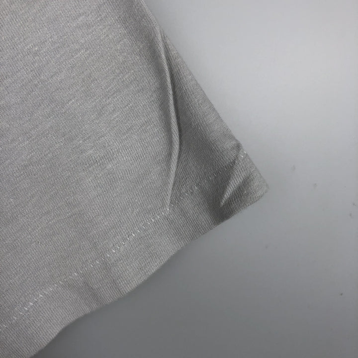 HNEDAK CLOTHIERS Message Print T-Shirt, Made in USA, Men's Size M cotton gray type Vintage Second Hand