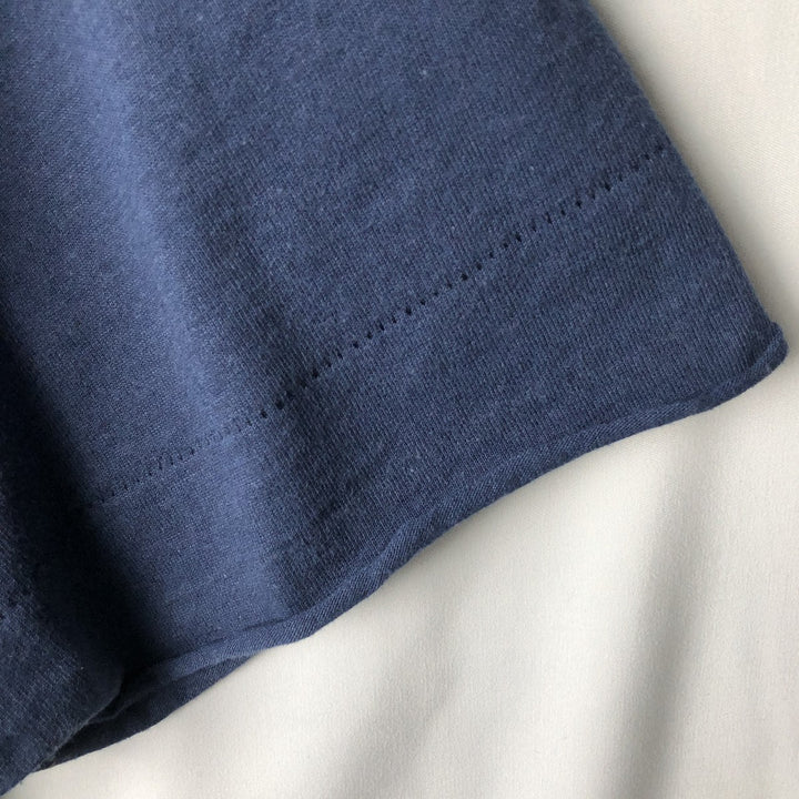 90'S Fruit of the Loom Best Printed T-shirt, Made in USA, Men's XL, Vintage cotton navy blue type Vintage Second Hand
