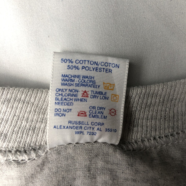 90'S Jerzees Advertising T-Shirt, Made in USA, Size XL (Equivalent to Men's XL), Vintage cotton white type Vintage Second Hand