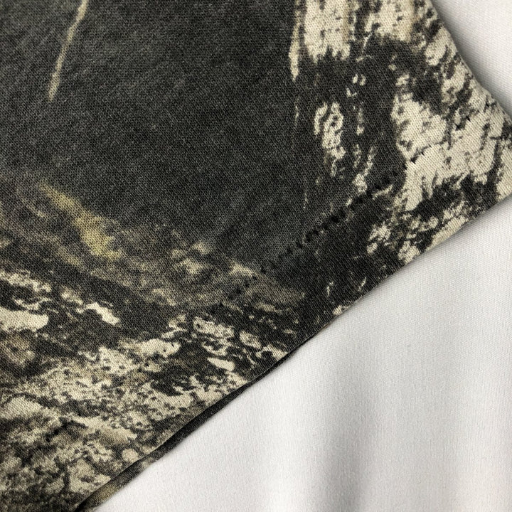 All-over print Real Tree Camo T-shirt, Men's XL size unclear Khaki type brown Vintage Second Hand