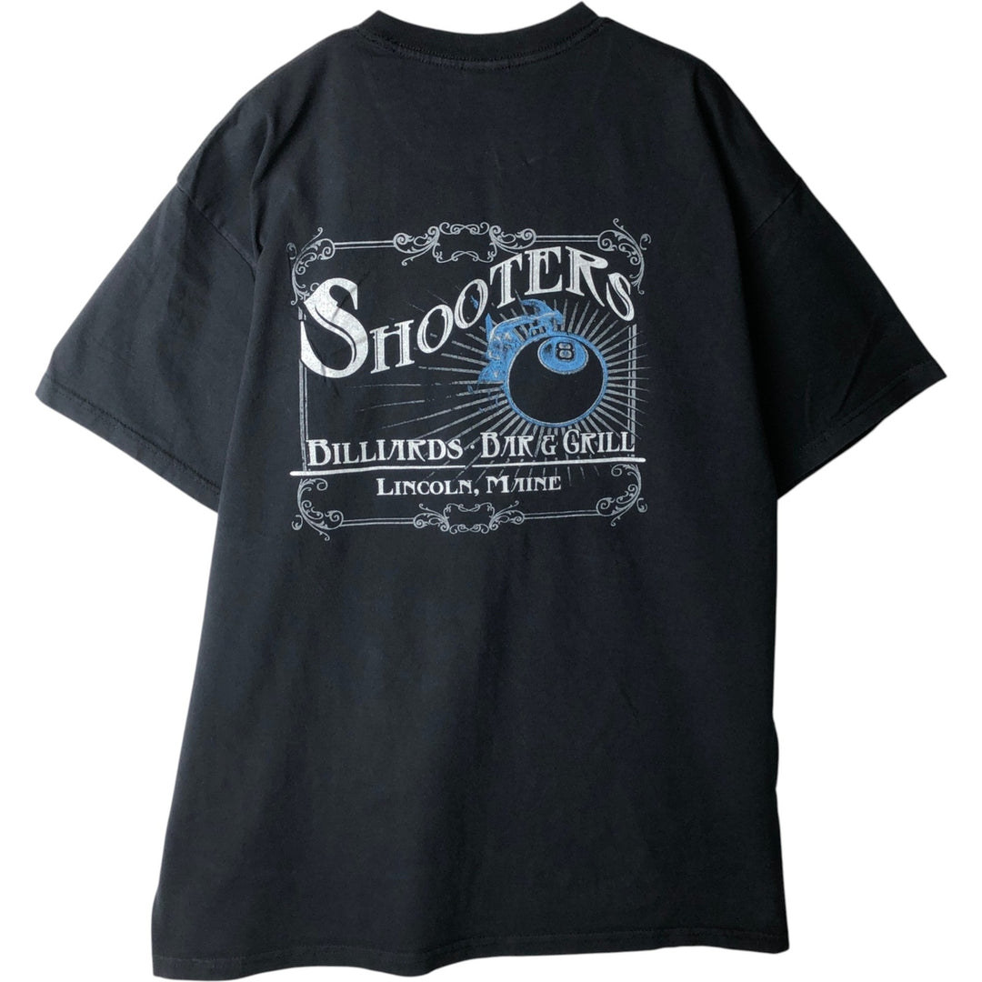 Fruit of the Loom Heavy HD Print T-Shirt, Men's Size XL (approx.) cotton black type Vintage Second Hand