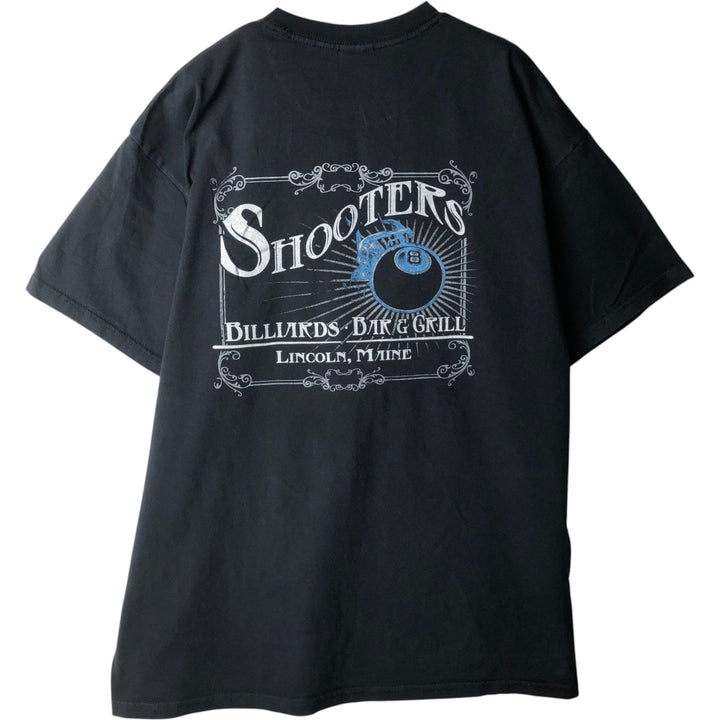 Fruit of the Loom Heavy HD Print T-Shirt, Men's Size XL (approx.) cotton black type Vintage Second Hand