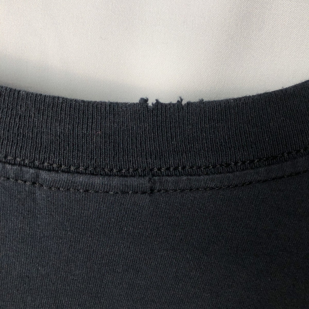 Fruit of the Loom Heavy HD Print T-Shirt, Men's Size XL (approx.) cotton black type Vintage Second Hand