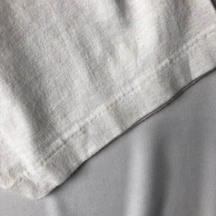 80'S MY SHIRT Printed T-Shirt, Made in USA, Men's XL equivalent, Vintage cotton white type Vintage Second Hand