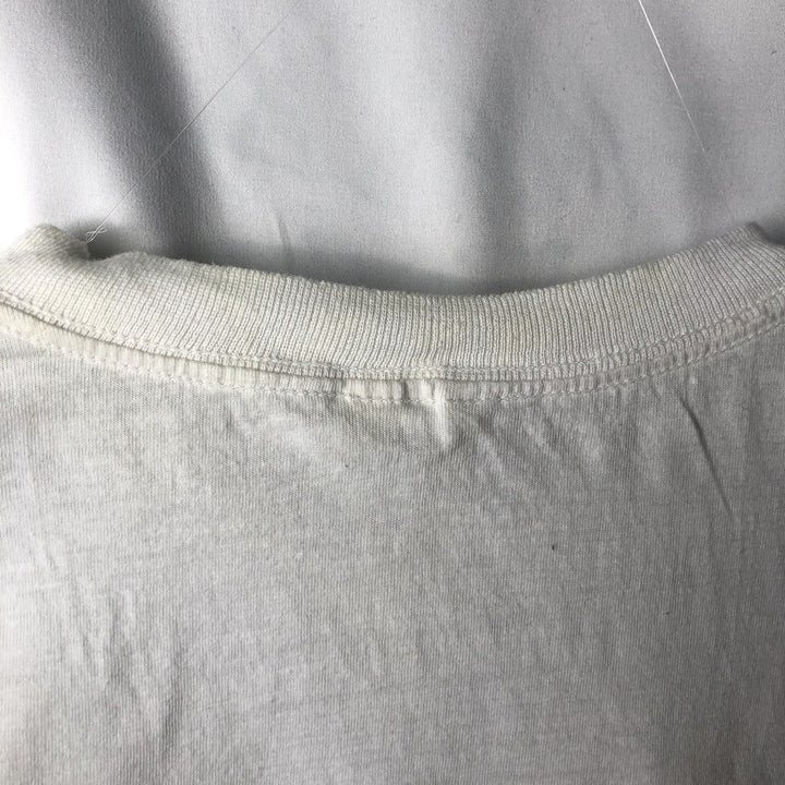 80'S MY SHIRT Printed T-Shirt, Made in USA, Men's XL equivalent, Vintage cotton white type Vintage Second Hand