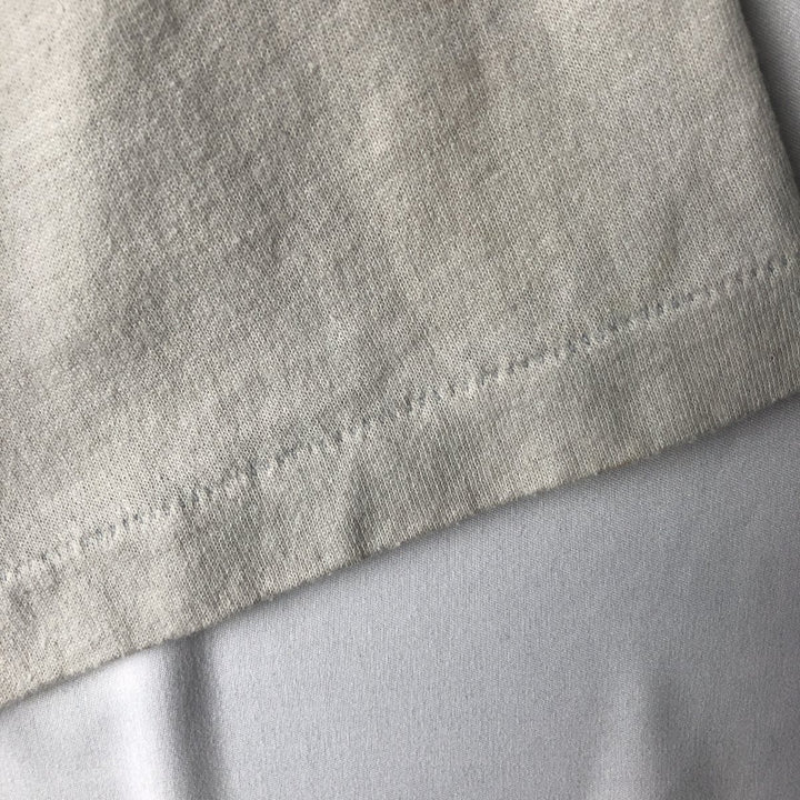 Vintage 90'S Russell print T-shirt, Made in USA, Men's Size L cotton Beige type Vintage Second Hand