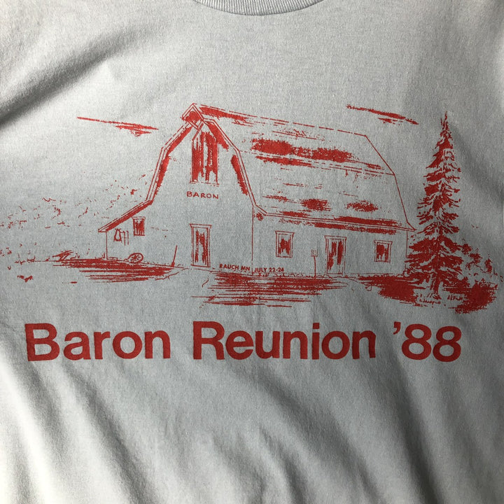 Vintage 1980'S Screen Stars Best Print T-Shirt, Made in USA, Men's Size Large cotton gray type Vintage Second Hand