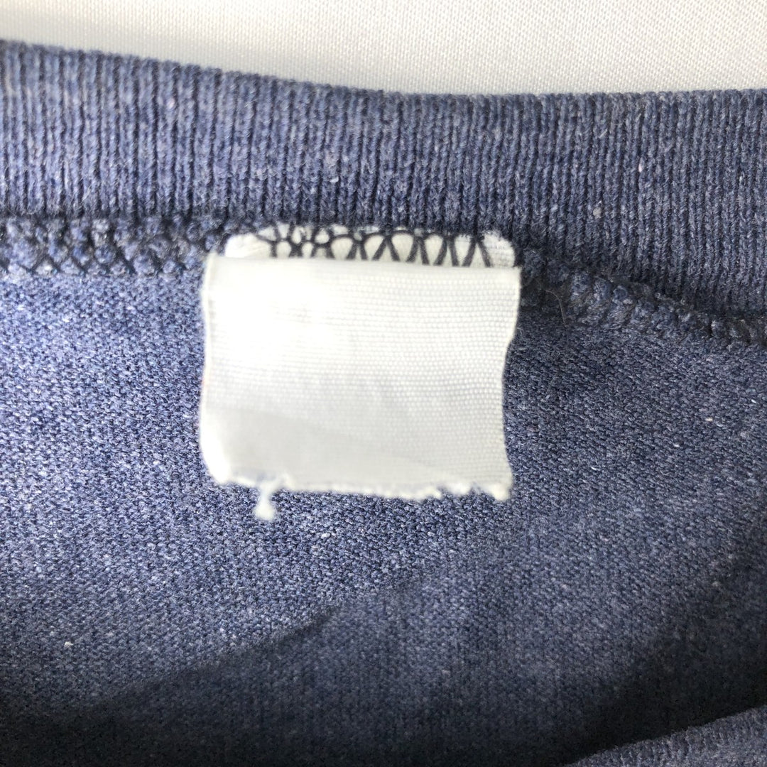 90'S Vintage Printed T-Shirt, Men's M Size unclear navy blue type Vintage Second Hand