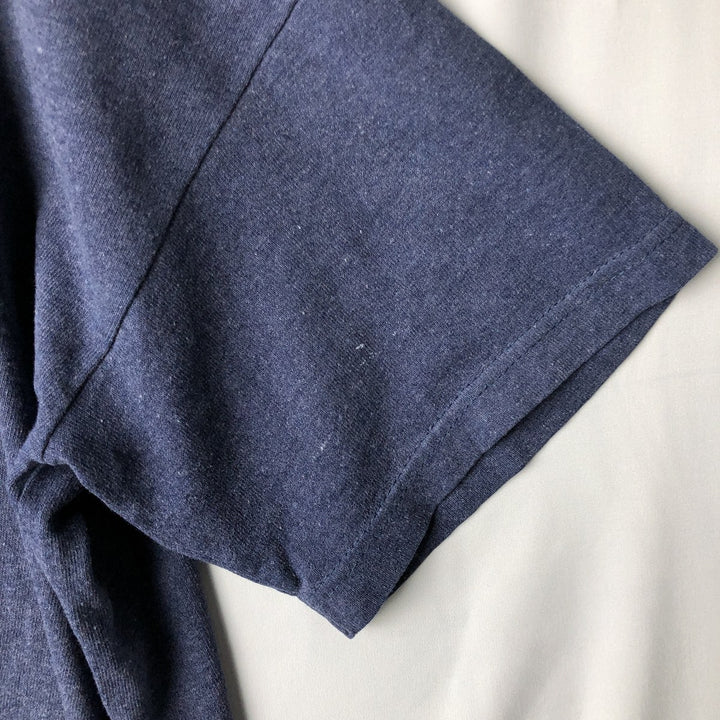 90'S Vintage Printed T-Shirt, Men's M Size unclear navy blue type Vintage Second Hand