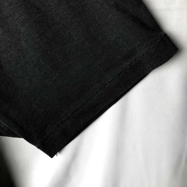 90'S Hanes BEEFY-T Printed T-shirt Made in USA Men's XL Vintage cotton black type Vintage Second Hand