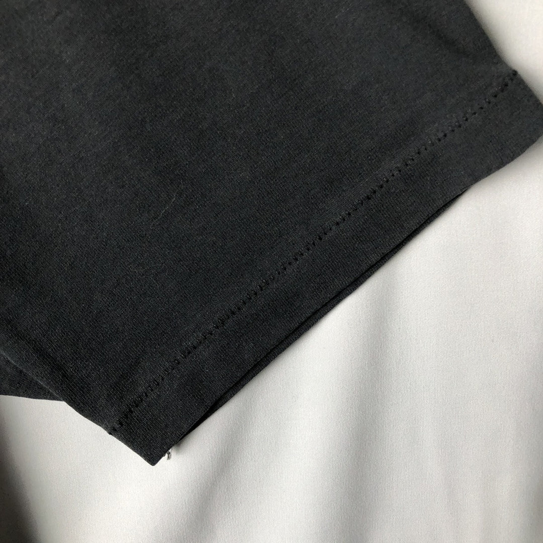 90'S Hanes BEEFY-T Printed T-shirt Made in USA Men's XL Vintage cotton black type Vintage Second Hand