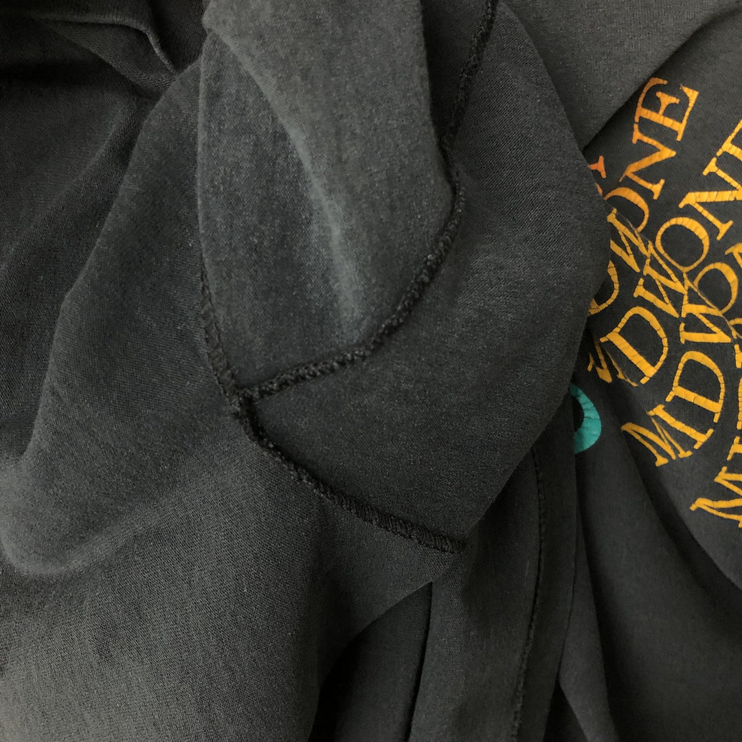 90'S Hanes BEEFY-T Printed T-shirt Made in USA Men's XL Vintage cotton black type Vintage Second Hand