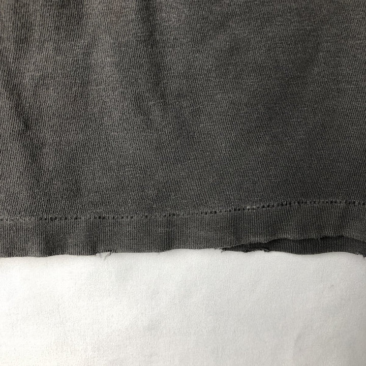 80'S Hanes BEEFY-T Print T-Shirt, Made in USA, Men's Size M (approx.), Vintage cotton Charcoal Vintage Second Hand