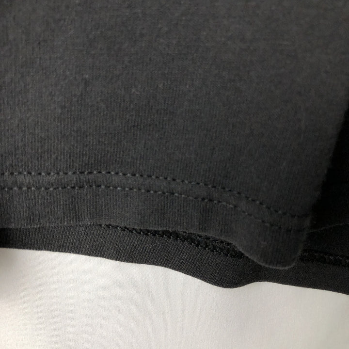 90'S PLATINUM PLUS Print T-Shirt, Made in USA, Men's Size L (Equivalent), Vintage cotton black type Vintage Second Hand