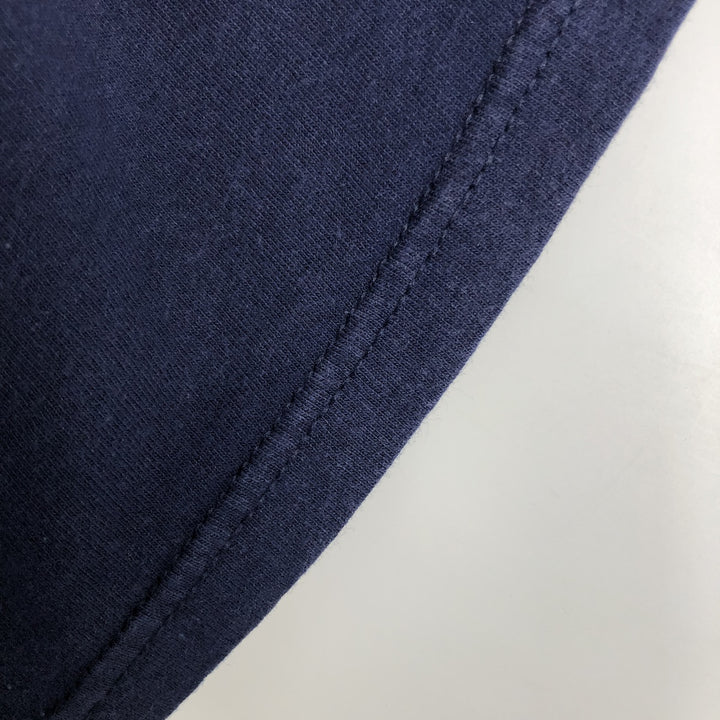 Plain pocket t-shirt, men's size XL. cotton navy blue type Vintage Second Hand