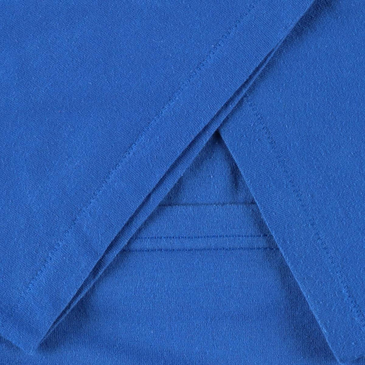 90'S ROEBUCKS Plain Pocket T-Shirt, Made in USA, Men's XL equivalent, Vintage polyester blue type Vintage Second Hand