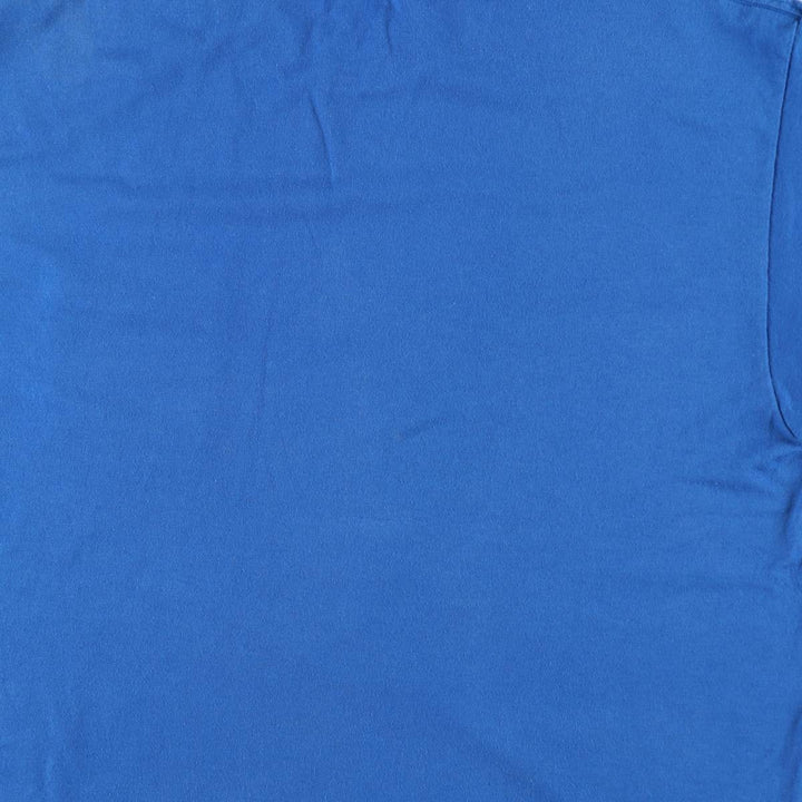 90'S ROEBUCKS Plain Pocket T-Shirt, Made in USA, Men's XL equivalent, Vintage polyester blue type Vintage Second Hand