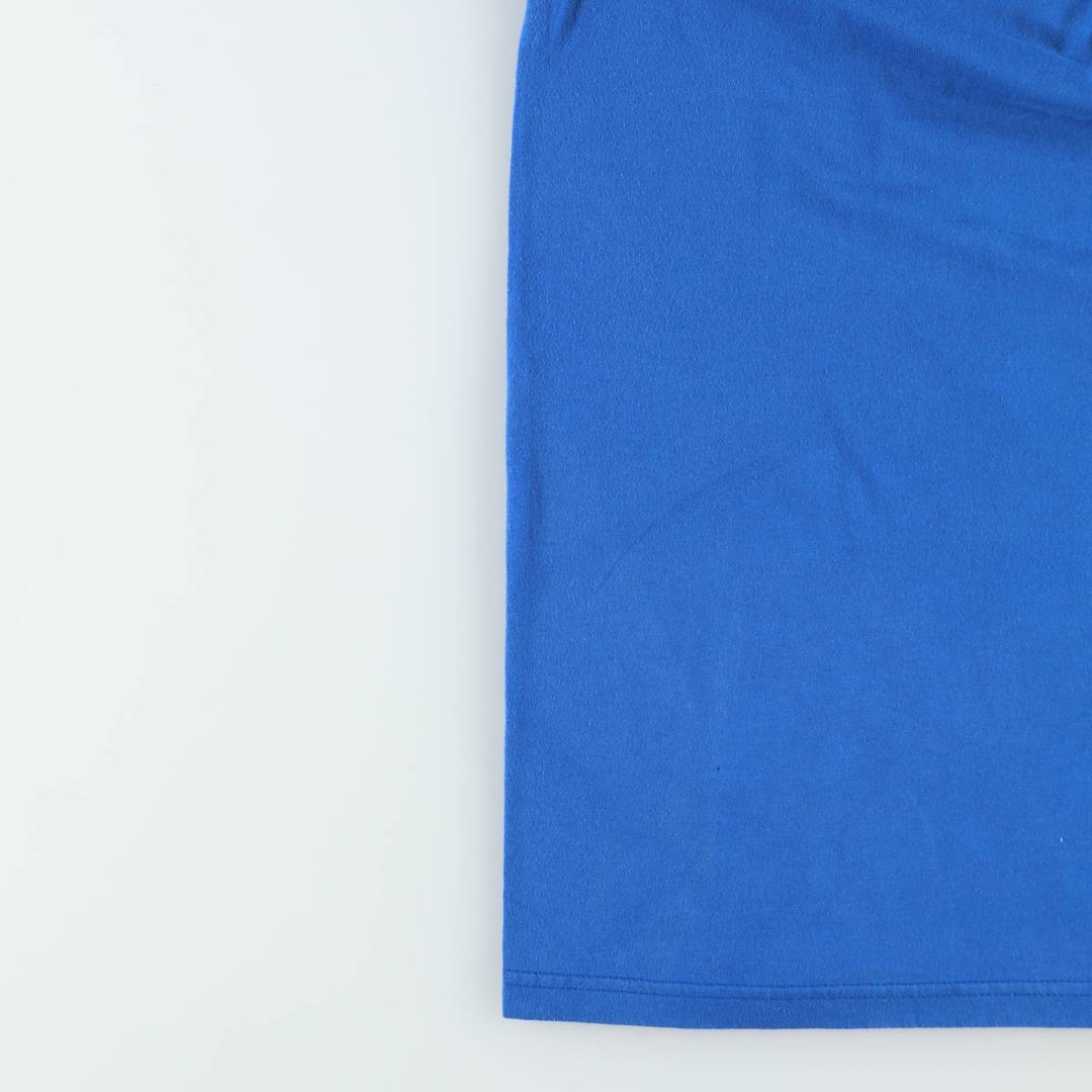 90'S ROEBUCKS Plain Pocket T-Shirt, Made in USA, Men's XL equivalent, Vintage polyester blue type Vintage Second Hand