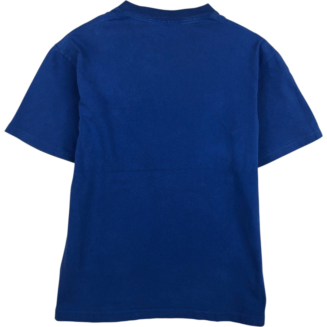 80'S SOF TEE Plain Pocket T-Shirt, Made in USA, Men's Size M (Equivalent), Vintage cotton blue type Vintage Second Hand