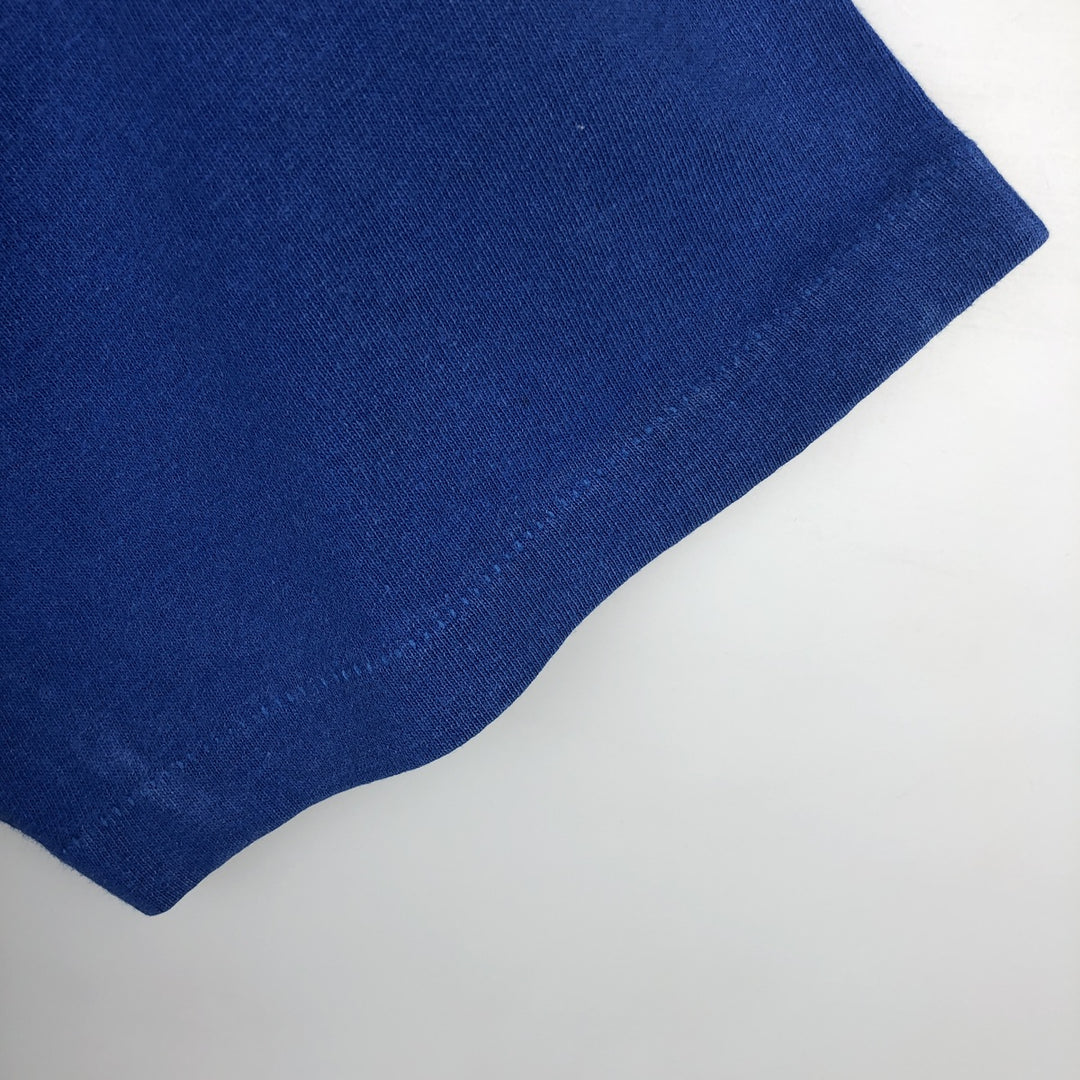 80'S SOF TEE Plain Pocket T-Shirt, Made in USA, Men's Size M (Equivalent), Vintage cotton blue type Vintage Second Hand