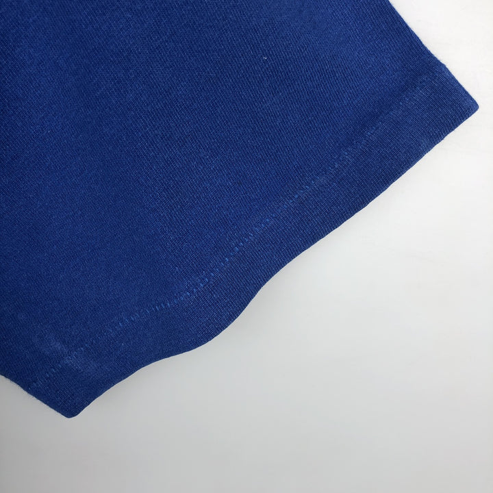 80'S SOF TEE Plain Pocket T-Shirt, Made in USA, Men's Size M (Equivalent), Vintage cotton blue type Vintage Second Hand