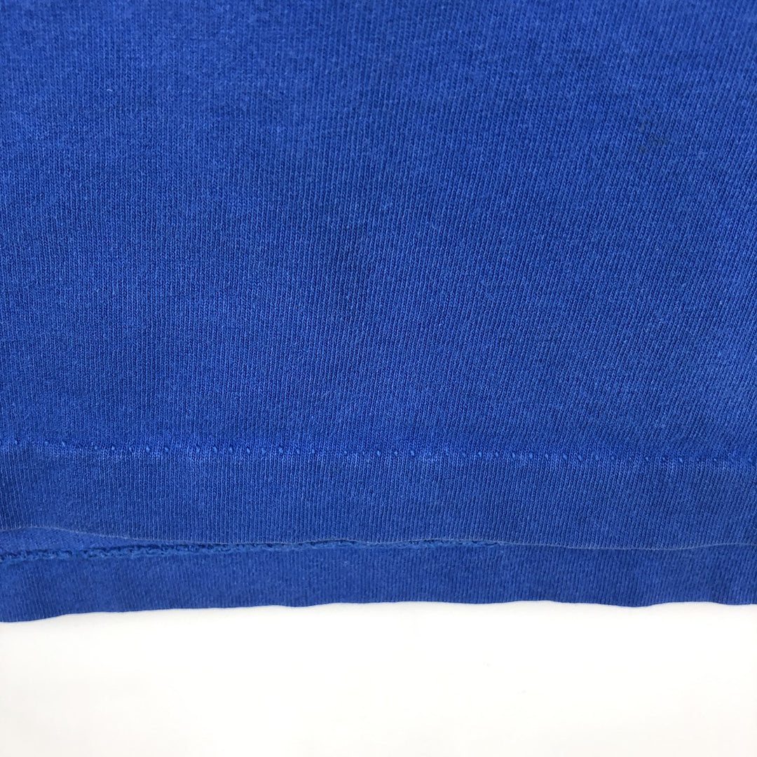 80'S SOF TEE Plain Pocket T-Shirt, Made in USA, Men's Size M (Equivalent), Vintage cotton blue type Vintage Second Hand