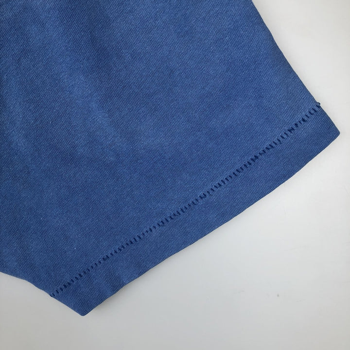 ~90'S BVD Plain T-Shirt, Made in USA, Men's Size L (Equivalent), Vintage cotton blue type Vintage Second Hand