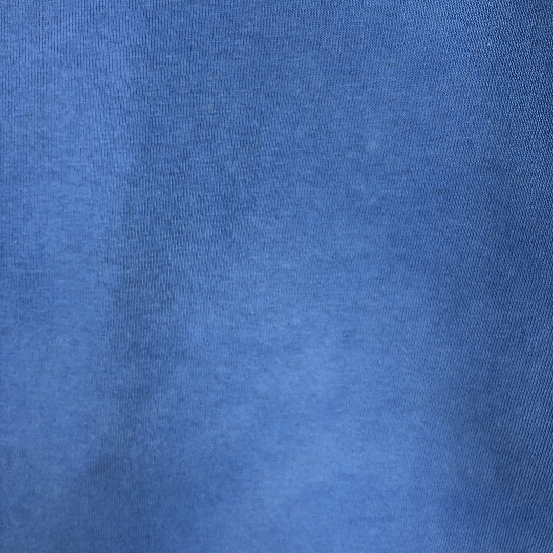 ~90'S BVD Plain T-Shirt, Made in USA, Men's Size L (Equivalent), Vintage cotton blue type Vintage Second Hand