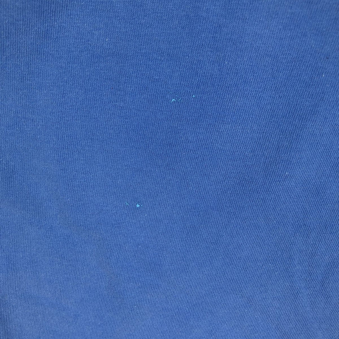 ~90'S BVD Plain T-Shirt, Made in USA, Men's Size L (Equivalent), Vintage cotton blue type Vintage Second Hand