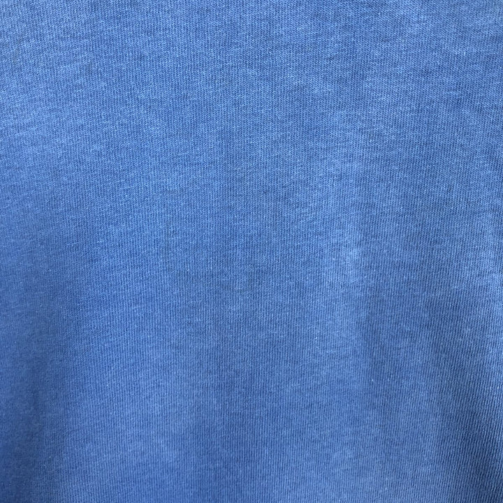 ~90'S BVD Plain T-Shirt, Made in USA, Men's Size L (Equivalent), Vintage cotton blue type Vintage Second Hand