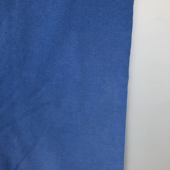 ~90'S BVD Plain T-Shirt, Made in USA, Men's Size L (Equivalent), Vintage cotton blue type Vintage Second Hand