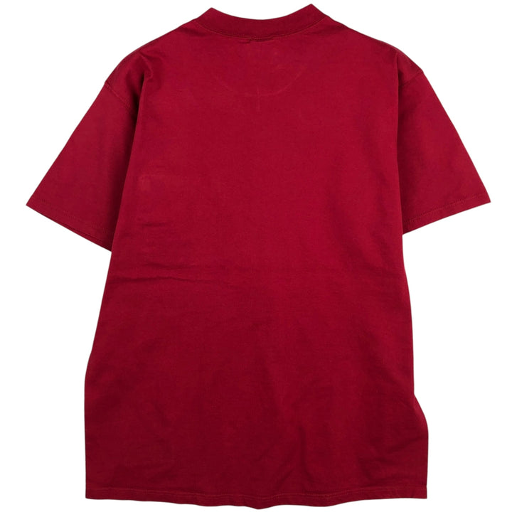 Vintage 90'S Russell plain pocket T-shirt, Made in USA, Men's Medium cotton red type Vintage Second Hand