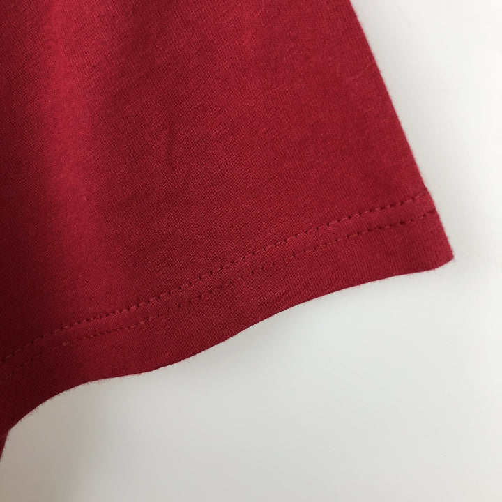 Vintage 90'S Russell plain pocket T-shirt, Made in USA, Men's Medium cotton red type Vintage Second Hand