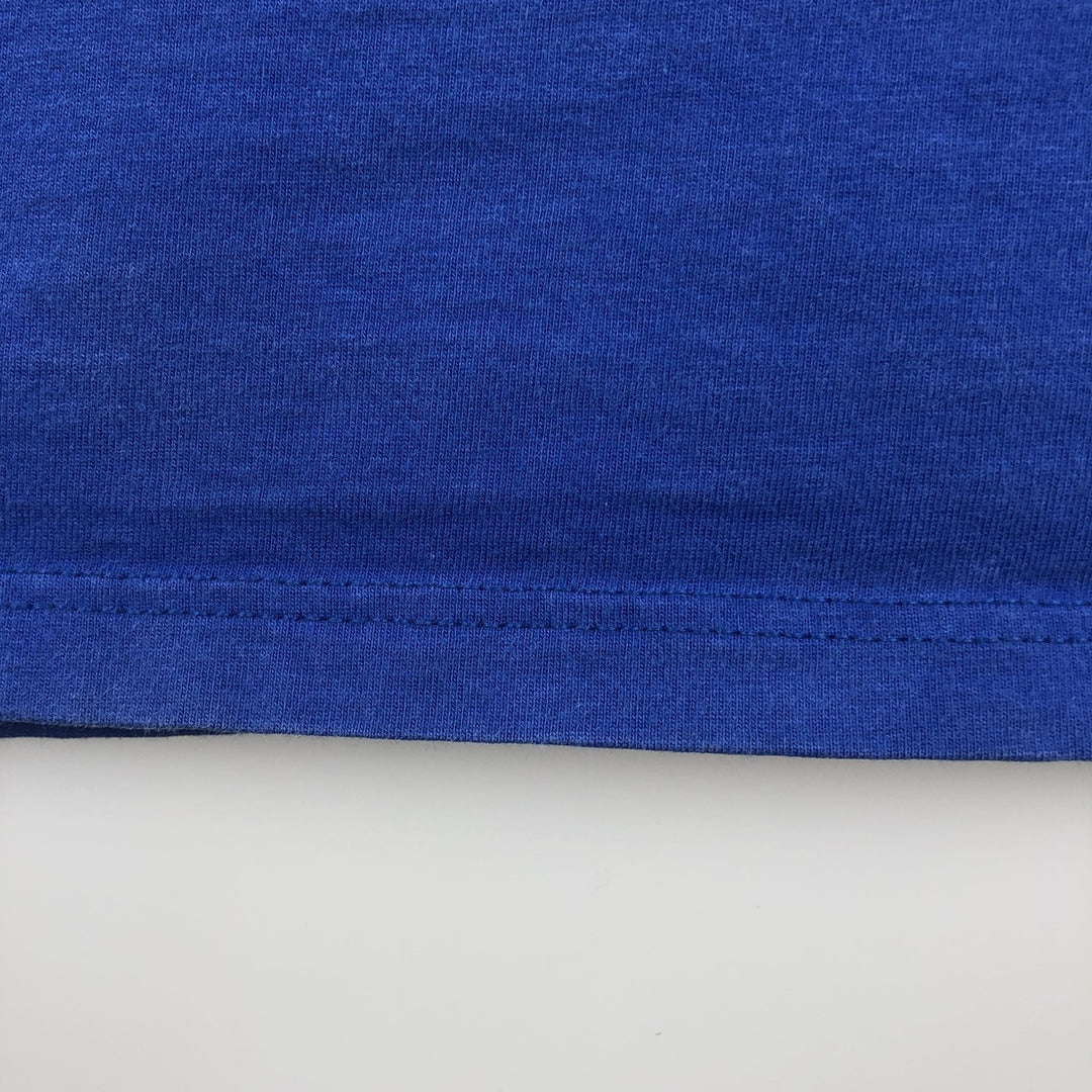 Russell plain pocket t-shirt, made in USA, men's size XL. cotton blue type Vintage Second Hand