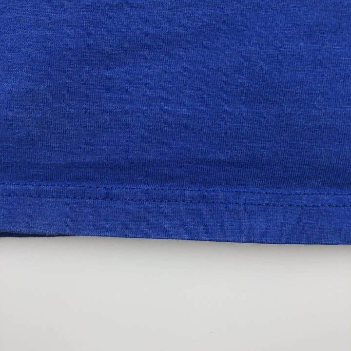 Russell plain pocket t-shirt, made in USA, men's size XL. cotton blue type Vintage Second Hand