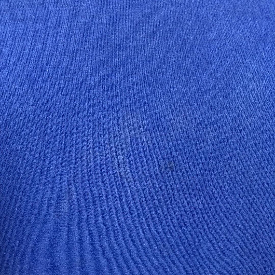 Russell plain pocket t-shirt, made in USA, men's size XL. cotton blue type Vintage Second Hand